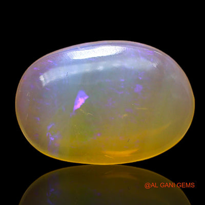 5.00 Cts Unheated Australian Fire Opal Loose Gemstone Oval Cabochon Natural 15x10x4 mm AC-160