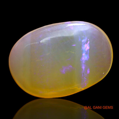 5.00 Cts Unheated Australian Fire Opal Loose Gemstone Oval Cabochon Natural 15x10x4 mm AC-160