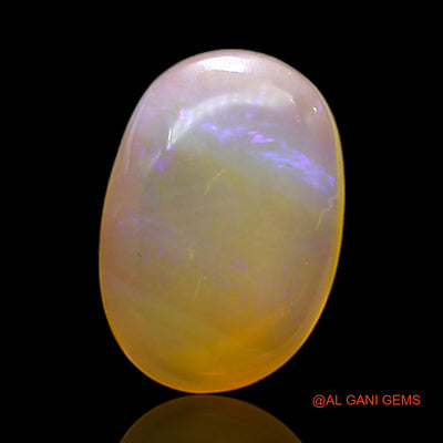 5.00 Cts Unheated Australian Fire Opal Loose Gemstone Oval Cabochon Natural 15x10x4 mm AC-160