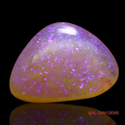 Natural Untreated Fire Opal Loose Gemstone Fancy Cabochon From Australia 4.00 Cts 15x10x4 mm AC-161