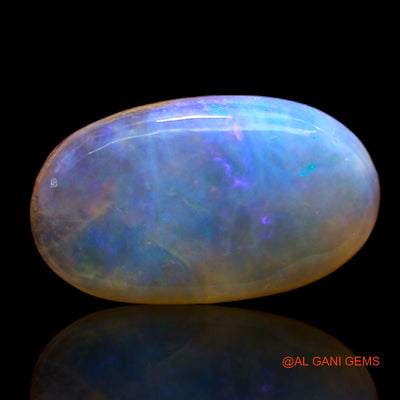 Natural Fire Opal Gemstone 5.00 Cts Loose Oval Cabochon From Australia 16x10x4 mm AC-162