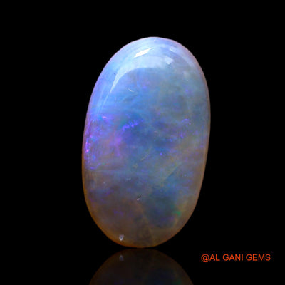 Natural Fire Opal Gemstone 5.00 Cts Loose Oval Cabochon From Australia 16x10x4 mm AC-162