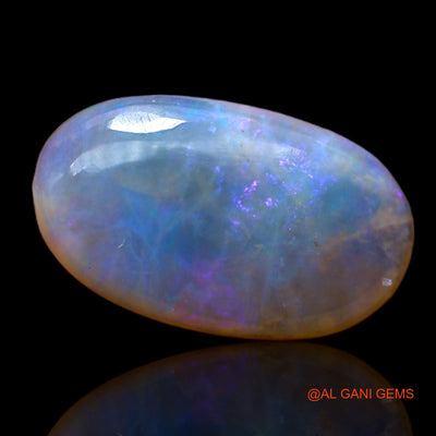 Natural Fire Opal Gemstone 5.00 Cts Loose Oval Cabochon From Australia 16x10x4 mm AC-162