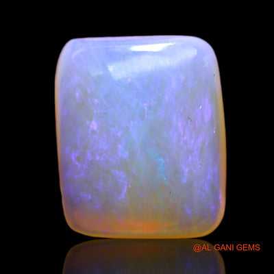 5.00 Cts Natural Australian Fire Opal Loose Gemstone Square Cabochon 13x11x5 mm AC-163