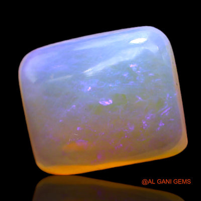 5.00 Cts Natural Australian Fire Opal Loose Gemstone Square Cabochon 13x11x5 mm AC-163