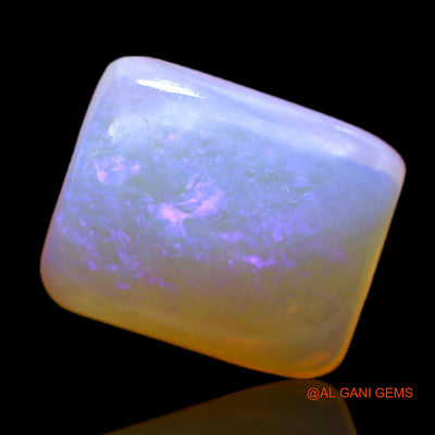 5.00 Cts Natural Australian Fire Opal Loose Gemstone Square Cabochon 13x11x5 mm AC-163