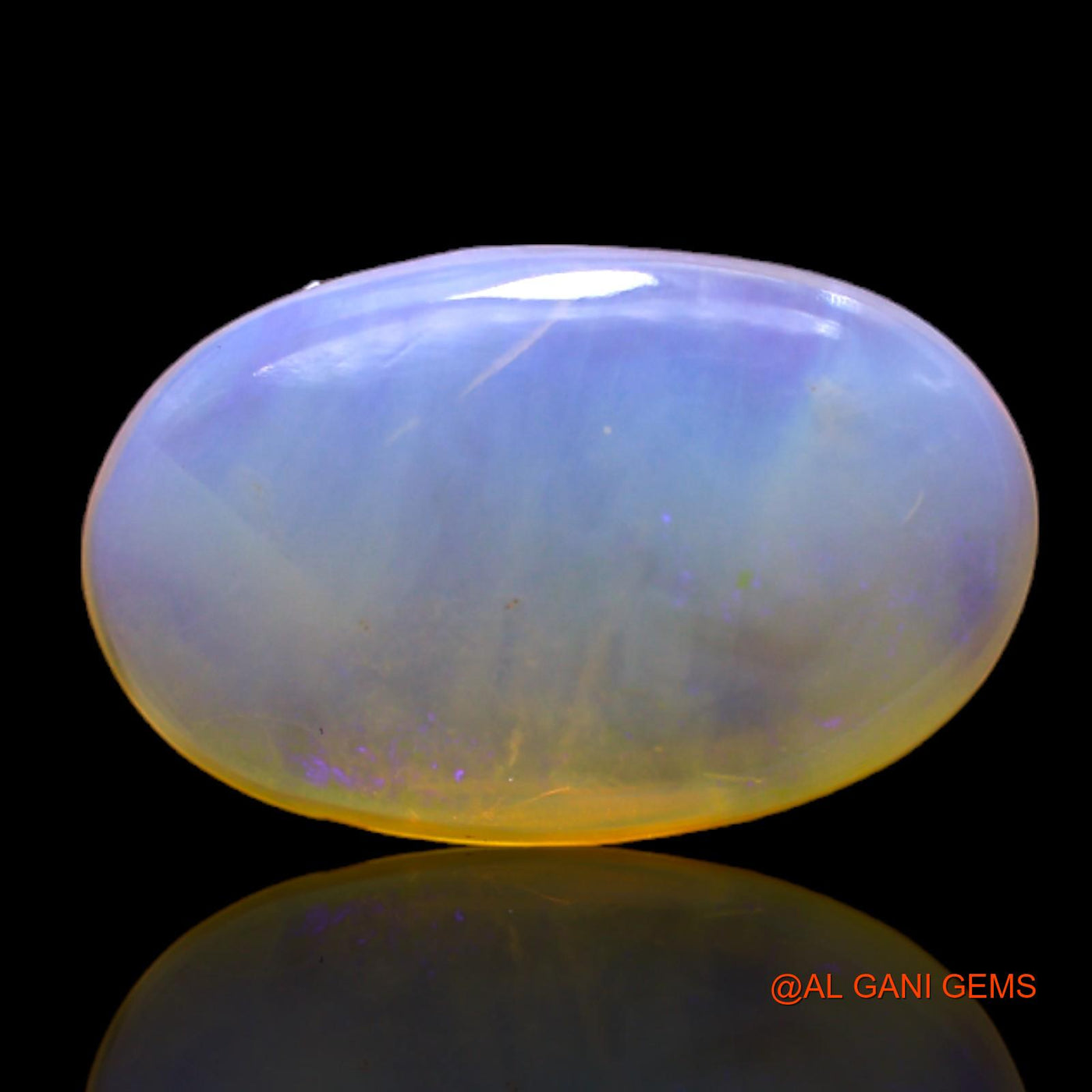 Natural Untreated Fire Opal Loose Gemstone Fancy Cabochon From Australia 6.00 Cts 16x10x5 mm AC-164