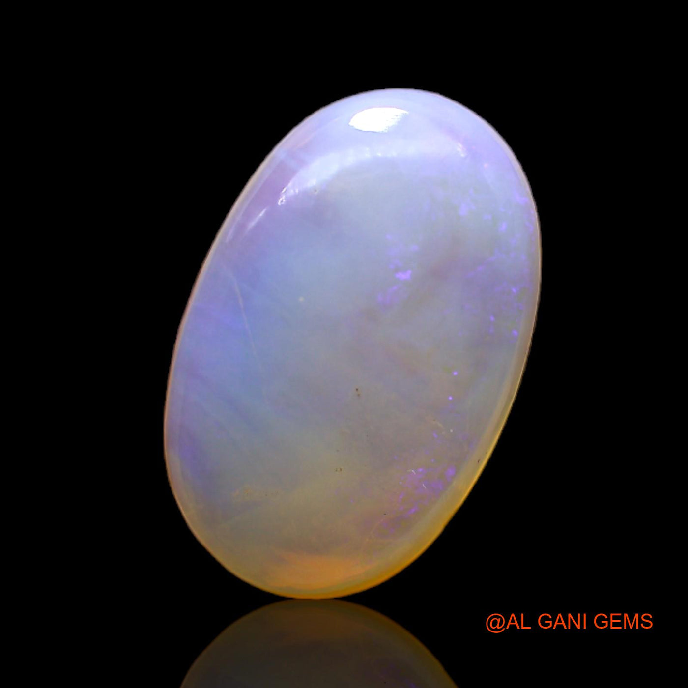 Natural Untreated Fire Opal Loose Gemstone Fancy Cabochon From Australia 6.00 Cts 16x10x5 mm AC-164