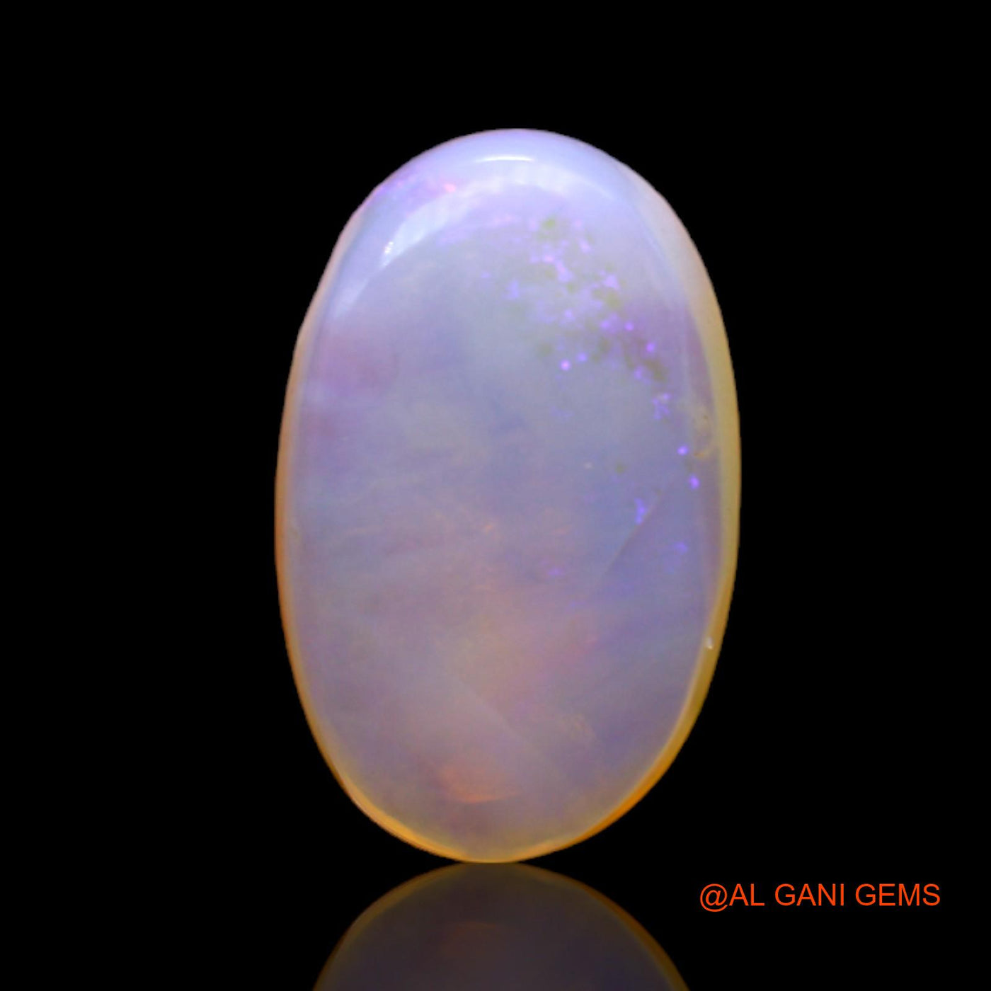 Natural Untreated Fire Opal Loose Gemstone Fancy Cabochon From Australia 6.00 Cts 16x10x5 mm AC-164