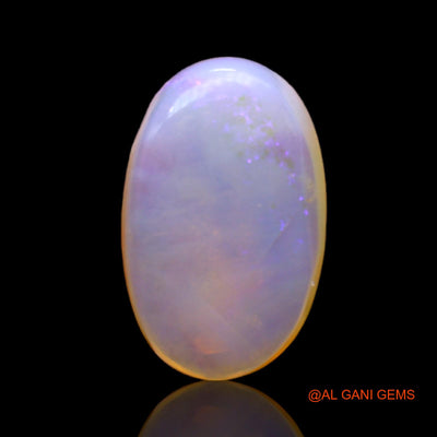 Natural Untreated Fire Opal Loose Gemstone Fancy Cabochon From Australia 6.00 Cts 16x10x5 mm AC-164