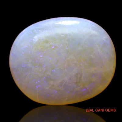 4.00 Cts Unheated Australian Fire Opal Loose Gemstone Oval Cabochon Natural 15x12x3 mm AC-167
