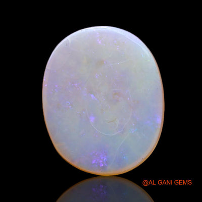 4.00 Cts Unheated Australian Fire Opal Loose Gemstone Oval Cabochon Natural 15x12x3 mm AC-167