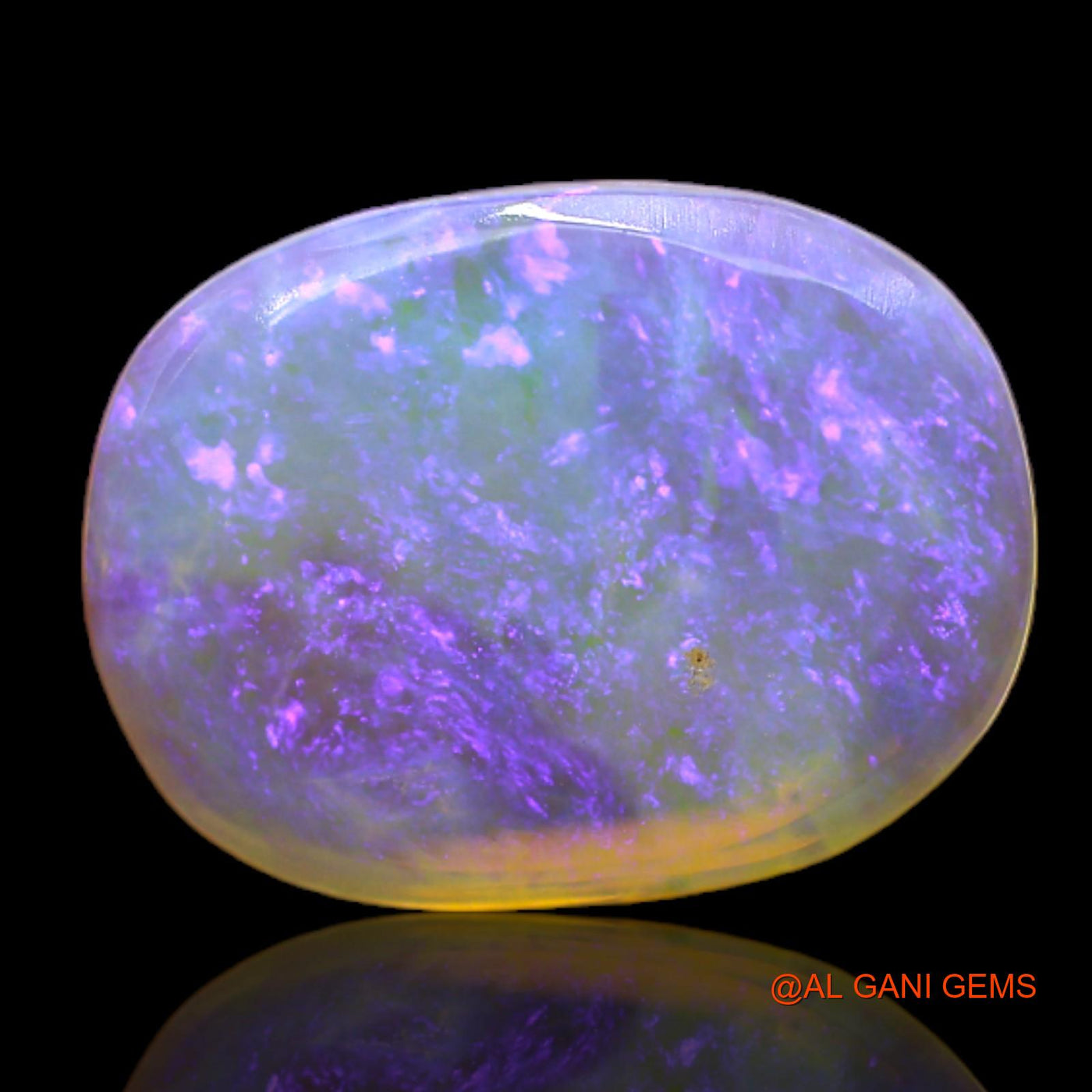 4.00 Cts Natural Australian Fire Opal Loose Gemstone Oval Cabochon 15x11x3 mm AC-168
