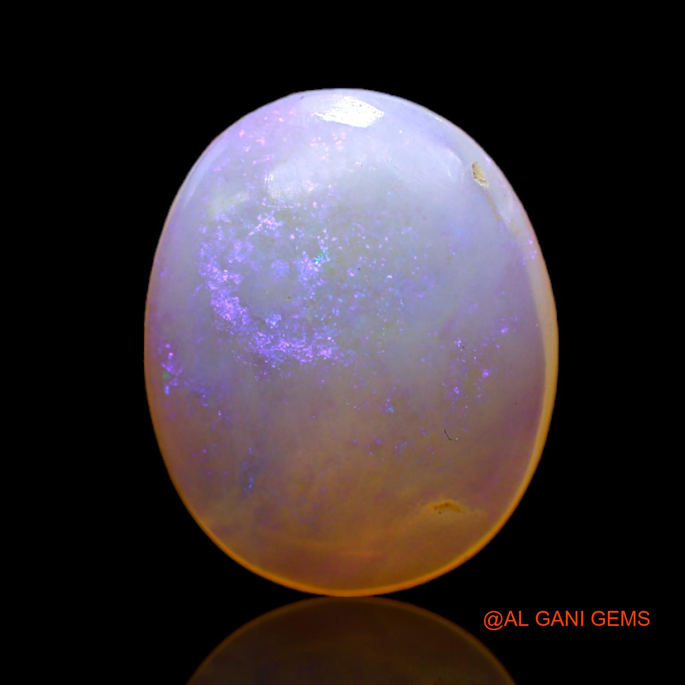 4.00 Cts Natural Australian Fire Opal Oval Cabochon Loose Gemstone For Jewelry 15x12x4 mm AC-169