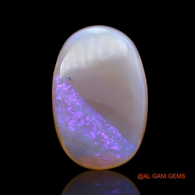 Natural Untreated Fire Opal Loose Gemstone Oval Cabochon From Australia 10.00 Cts 20x13x5 mm AC-16