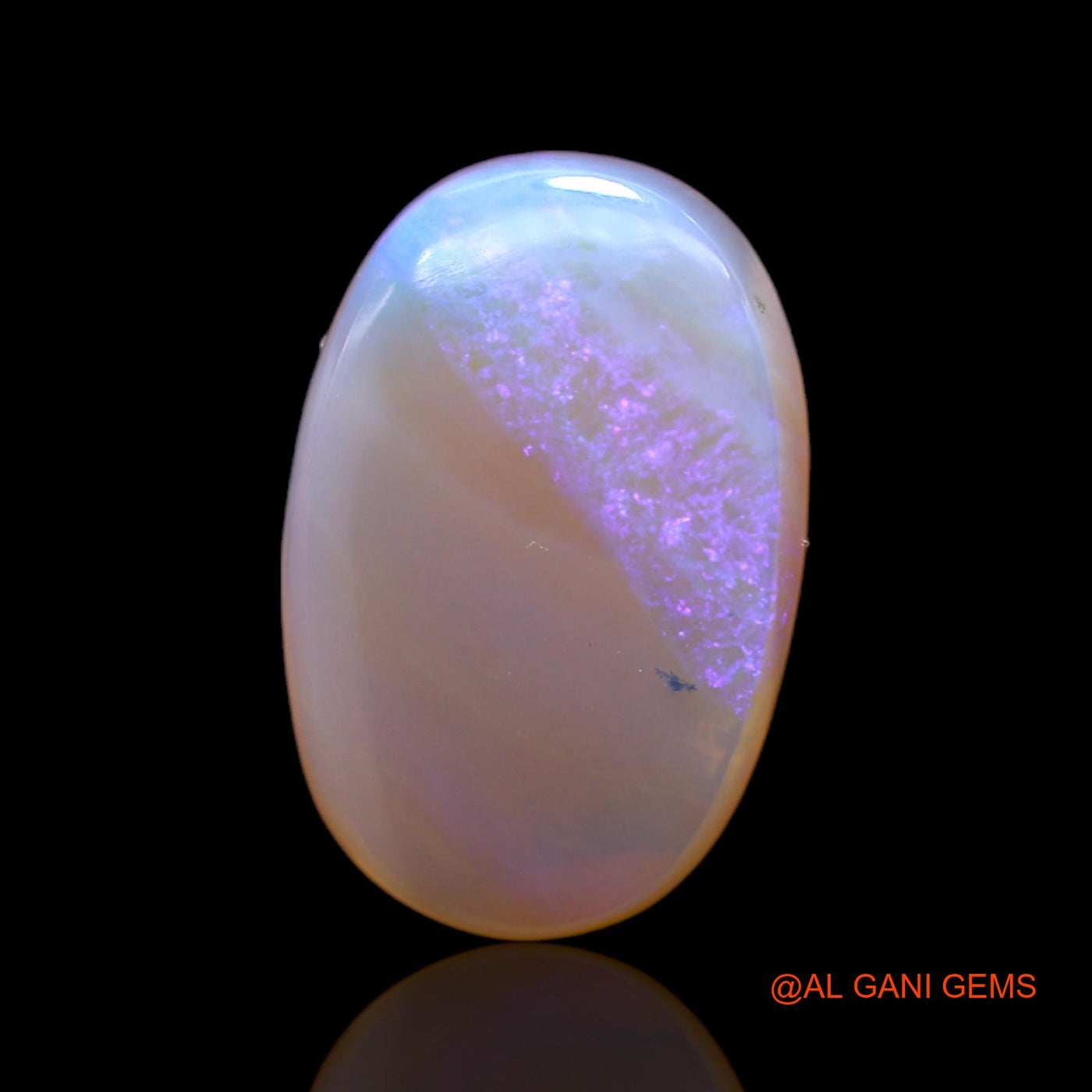 Natural Untreated Fire Opal Loose Gemstone Oval Cabochon From Australia 10.00 Cts 20x13x5 mm AC-16