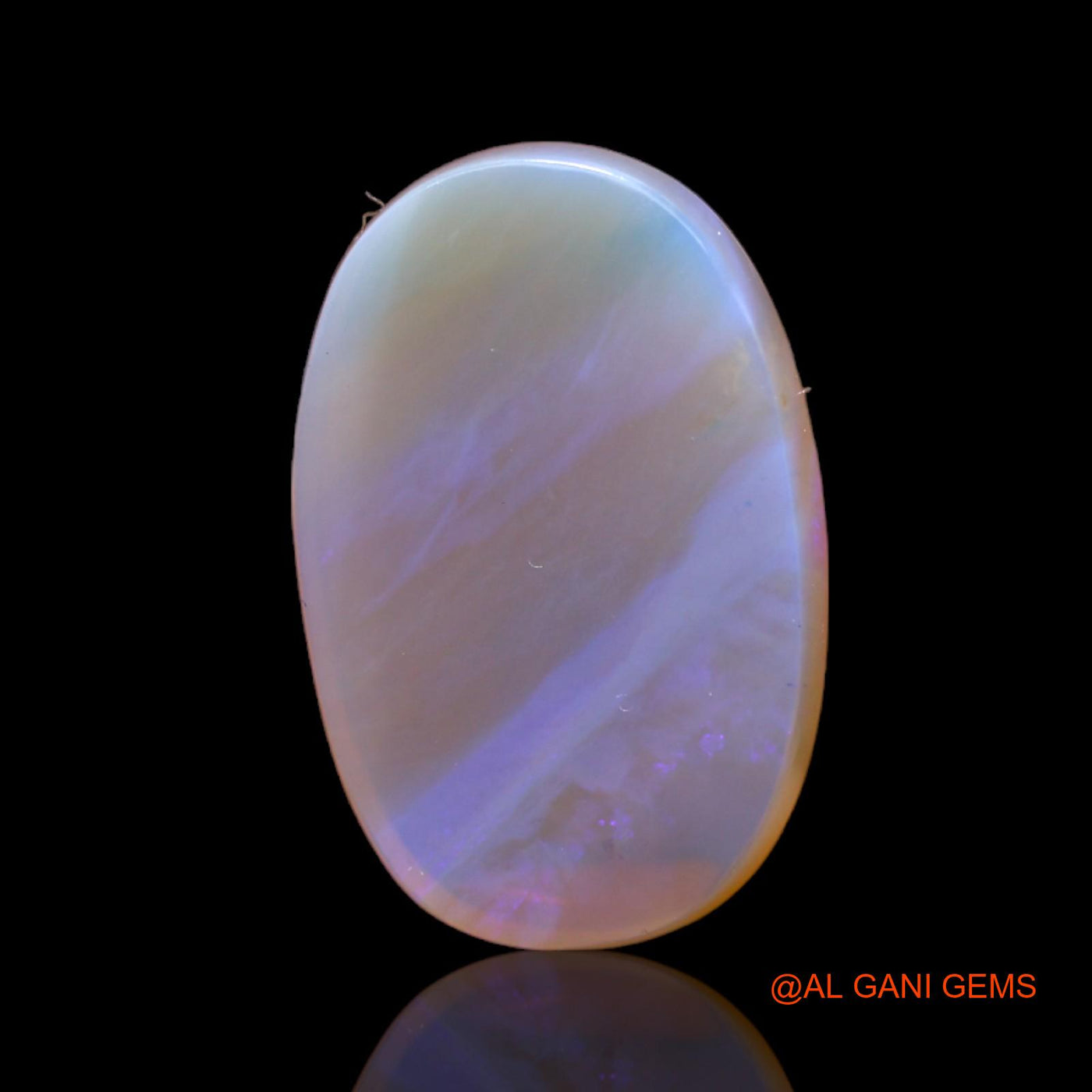 Natural Untreated Fire Opal Loose Gemstone Oval Cabochon From Australia 10.00 Cts 20x13x5 mm AC-16