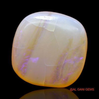 Natural Fire Opal Gemstone 7.00 Cts Loose Oval Cabochon From Australia 13x13x6 mm AC-171