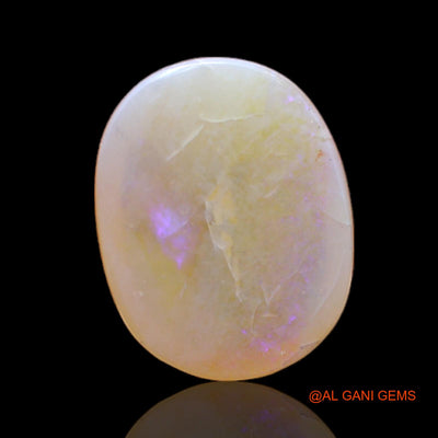 Natural Fire Opal Gemstone 6.00 Cts Loose Oval Cabochon From Australia 14x11x5 mm AC-172