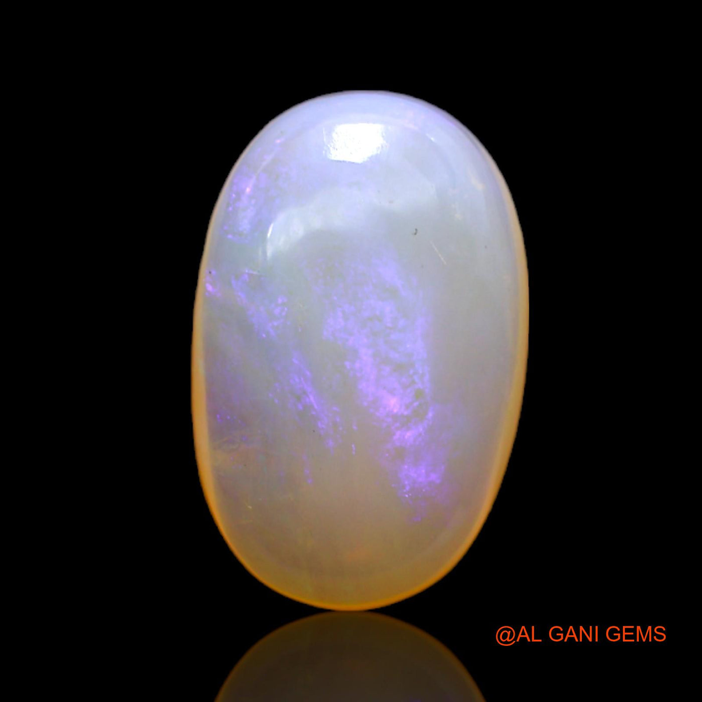 5.00 Cts Natural Australian Fire Opal Oval Cabochon Loose Gemstone For Jewelry 15x10x5 mm AC-173