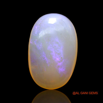 5.00 Cts Natural Australian Fire Opal Oval Cabochon Loose Gemstone For Jewelry 15x10x5 mm AC-173