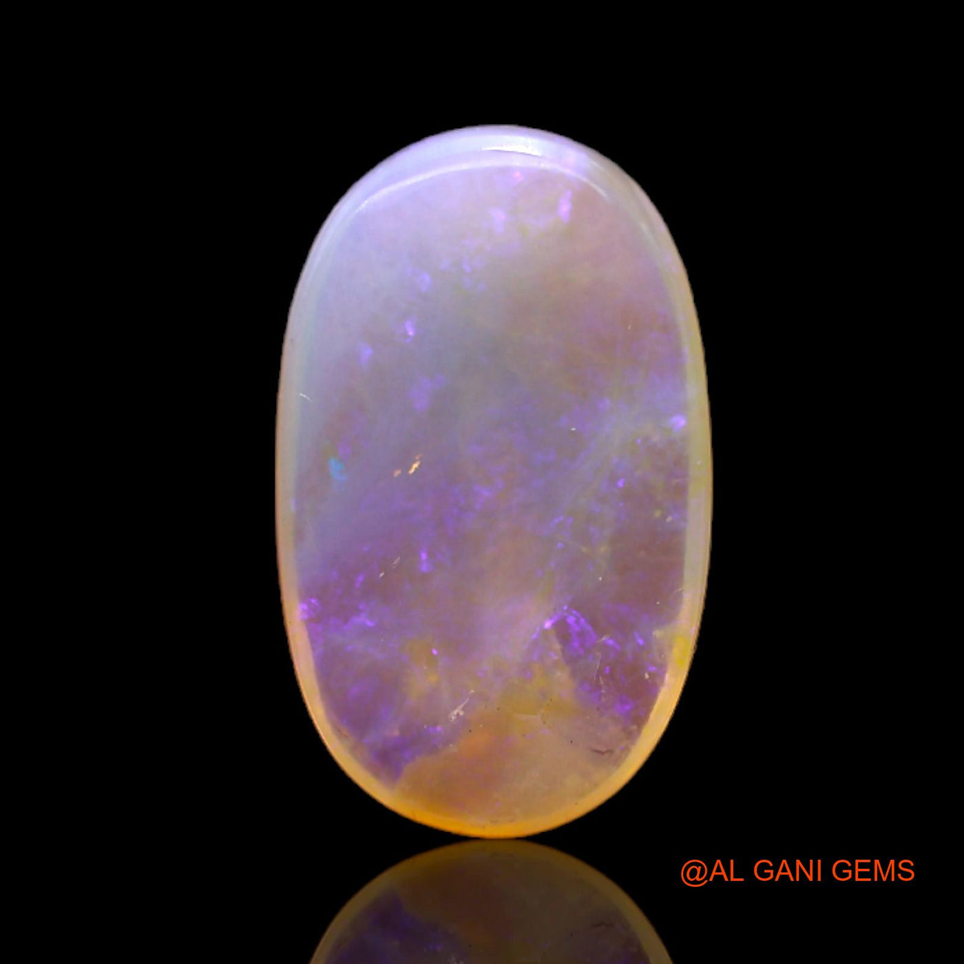 4.00 Cts Natural Australian Fire Opal Oval Cabochon Loose Gemstone For Jewelry 16x10x4 mm AC-174