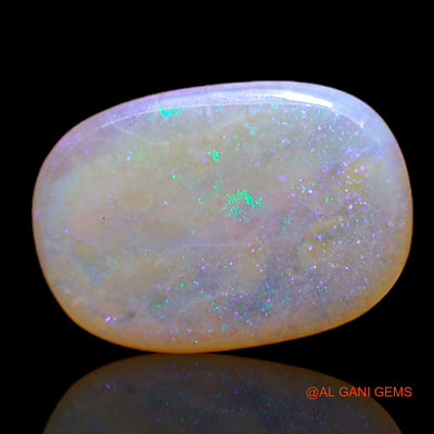 3.00 Cts Natural Australian Fire Opal Oval Cabochon Loose Gemstone For Jewelry 15x10x2 mm AC-176