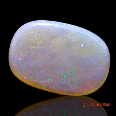 3.00 Cts Natural Australian Fire Opal Oval Cabochon Loose Gemstone For Jewelry 15x10x2 mm AC-176