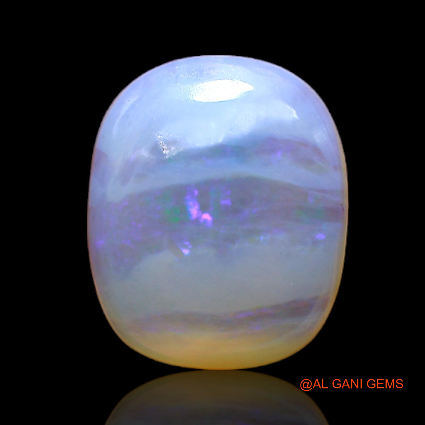 5.00 Cts Natural Australian Fire Opal Loose Gemstone Oval Cabochon 14x11x4 mm AC-177