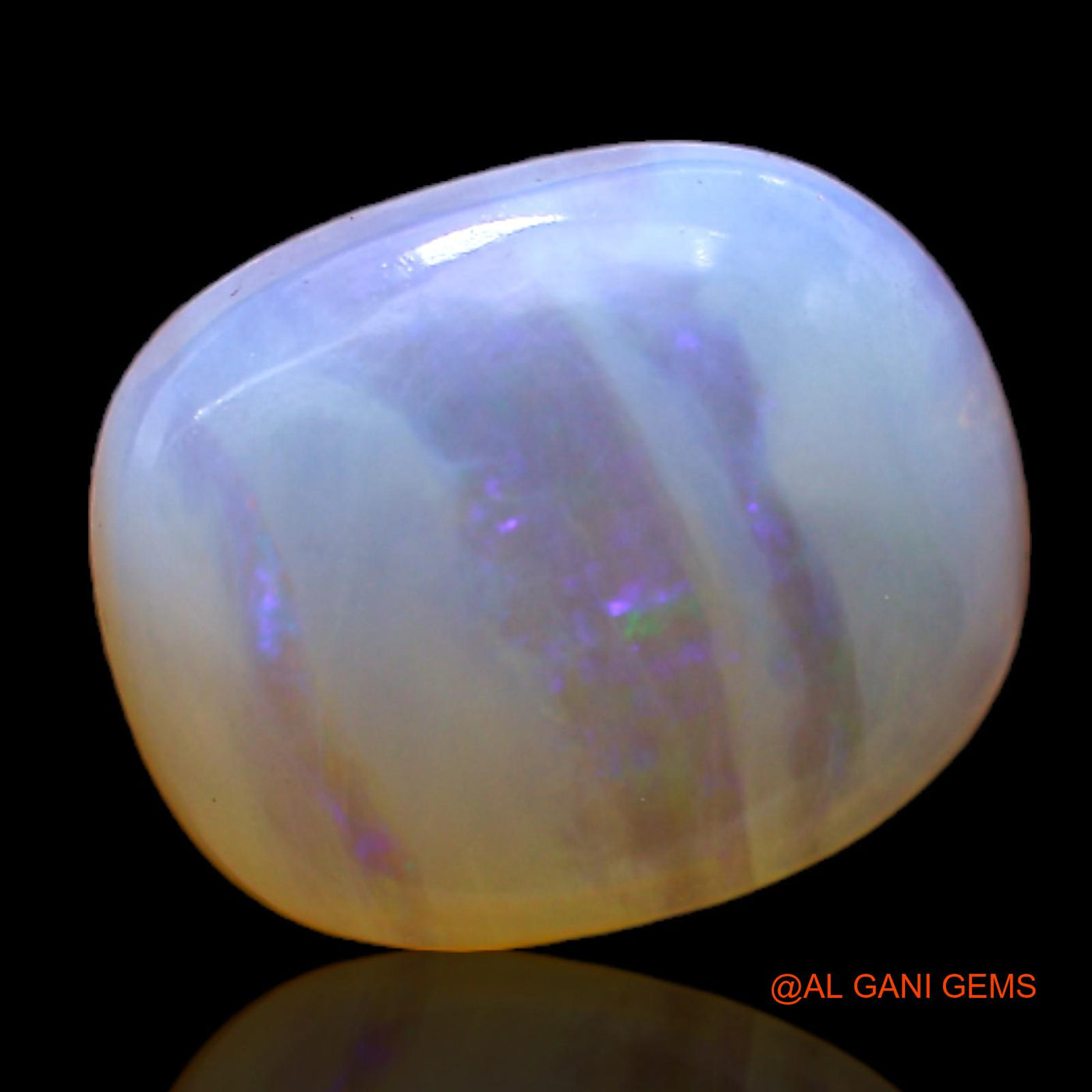 5.00 Cts Natural Australian Fire Opal Loose Gemstone Oval Cabochon 14x11x4 mm AC-177