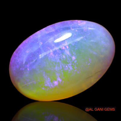Natural Untreated Fire Opal Loose Gemstone Oval Cabochon From Australia 4.00 Cts 15x10x5 mm AC-178