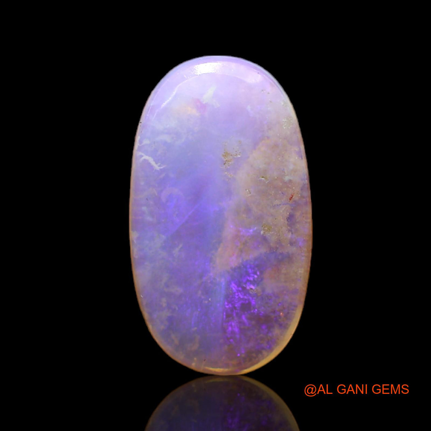 2.00 Cts Natural Australian Fire Opal Loose Gemstone Oval Cabochon 16x9x2 mm AC-179