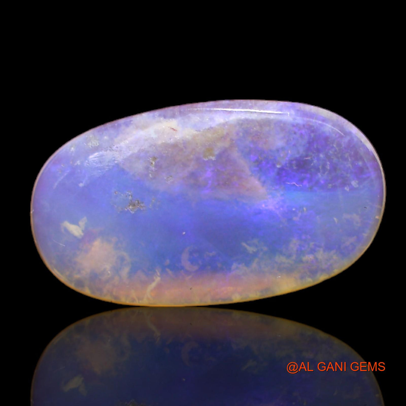 2.00 Cts Natural Australian Fire Opal Loose Gemstone Oval Cabochon 16x9x2 mm AC-179