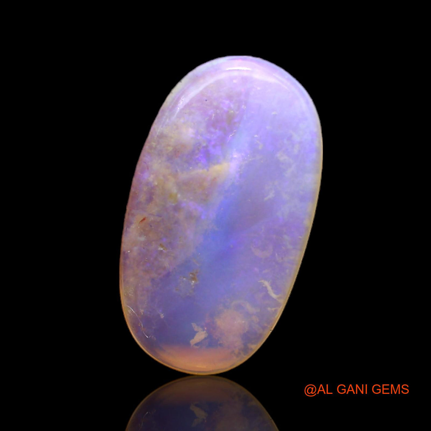 2.00 Cts Natural Australian Fire Opal Loose Gemstone Oval Cabochon 16x9x2 mm AC-179