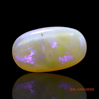 7.00 Cts Unheated Australian Fire Opal Loose Gemstone Oval Cabochon Natural 20x12x4 mm AC-17