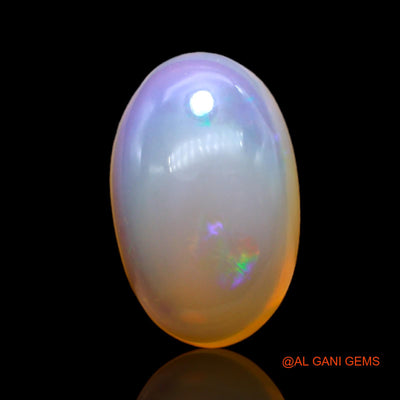 Natural Untreated Fire Opal Loose Gemstone Oval Cabochon From Australia 5.00 Cts 16x10x5 mm AC-180