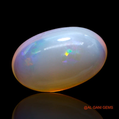Natural Untreated Fire Opal Loose Gemstone Oval Cabochon From Australia 5.00 Cts 16x10x5 mm AC-180