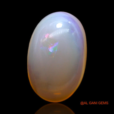Natural Untreated Fire Opal Loose Gemstone Oval Cabochon From Australia 5.00 Cts 16x10x5 mm AC-180