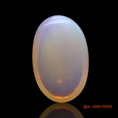 Natural Untreated Fire Opal Loose Gemstone Oval Cabochon From Australia 5.00 Cts 16x10x5 mm AC-180