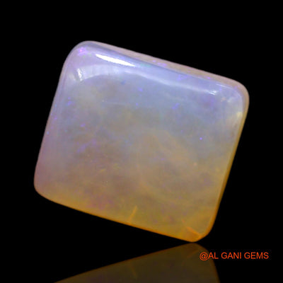 5.00 Cts Unheated Australian Fire Opal Loose Gemstone Square Cabochon Natural 12x10x4 mm AC-184