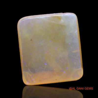 5.00 Cts Unheated Australian Fire Opal Loose Gemstone Square Cabochon Natural 12x10x4 mm AC-184