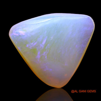 3.00 Cts Unheated Australian Fire Opal Loose Gemstone Trillion Cabochon Natural 12x12x4 mm AC-185