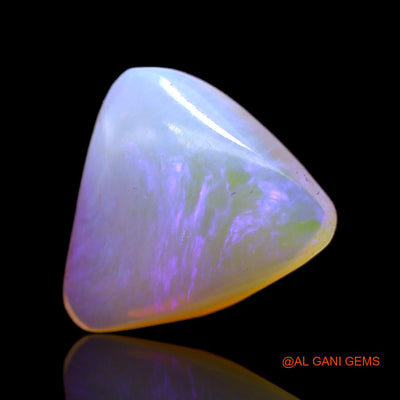 3.00 Cts Unheated Australian Fire Opal Loose Gemstone Trillion Cabochon Natural 12x12x4 mm AC-185
