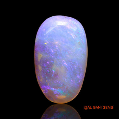 Natural Fire Opal Gemstone 3.00 Cts Loose Fancy Cabochon From Australia 15x9x3 mm AC-186
