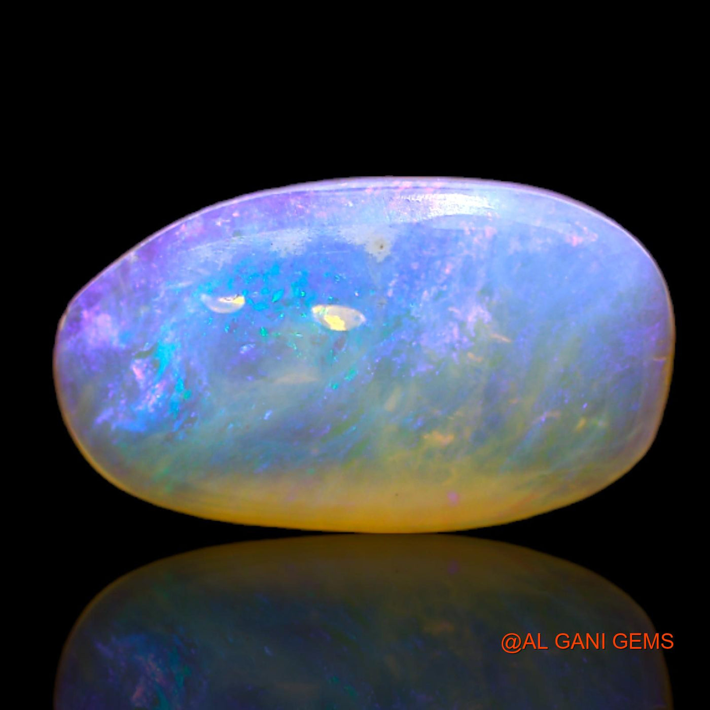 Natural Fire Opal Gemstone 3.00 Cts Loose Fancy Cabochon From Australia 15x9x3 mm AC-186