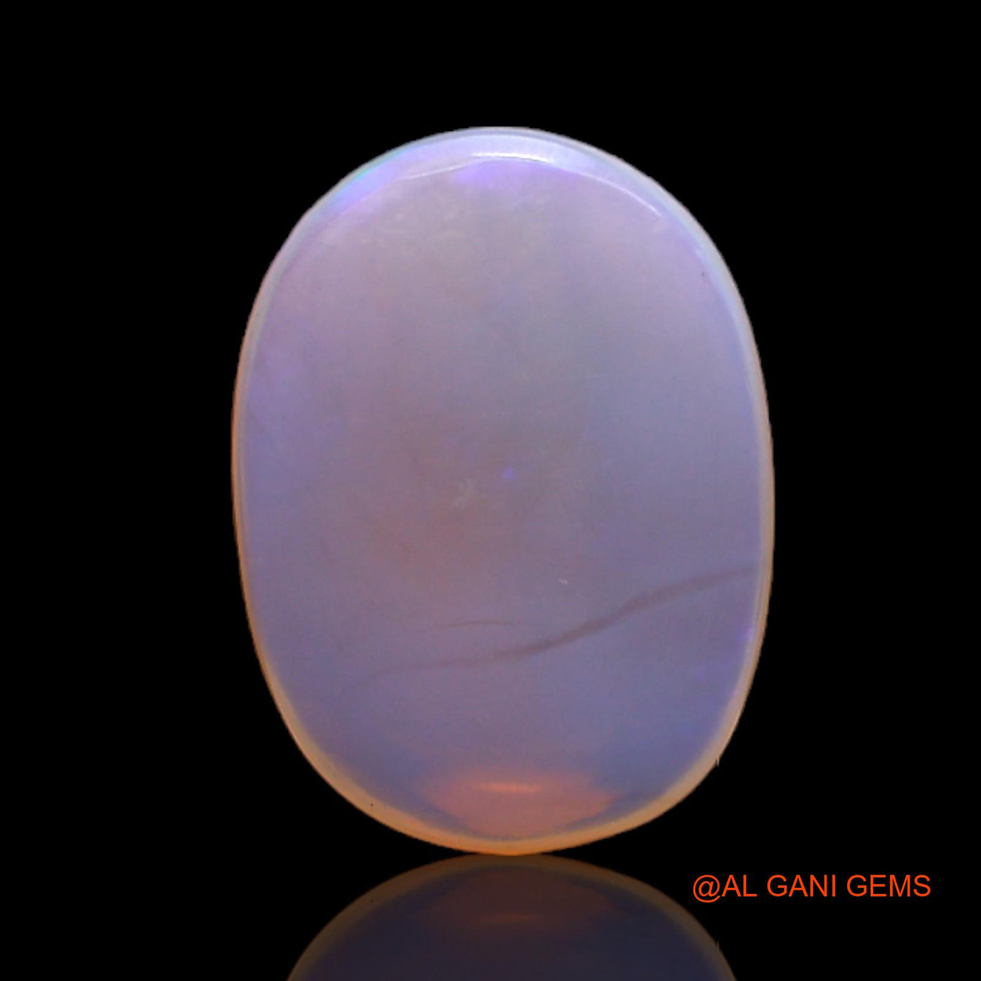Natural Untreated Fire Opal Loose Gemstone Oval Cabochon From Australia 3.00 Cts 14x11x3 mm AC-189