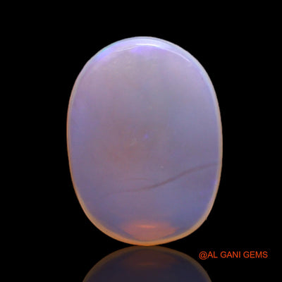 Natural Untreated Fire Opal Loose Gemstone Oval Cabochon From Australia 3.00 Cts 14x11x3 mm AC-189