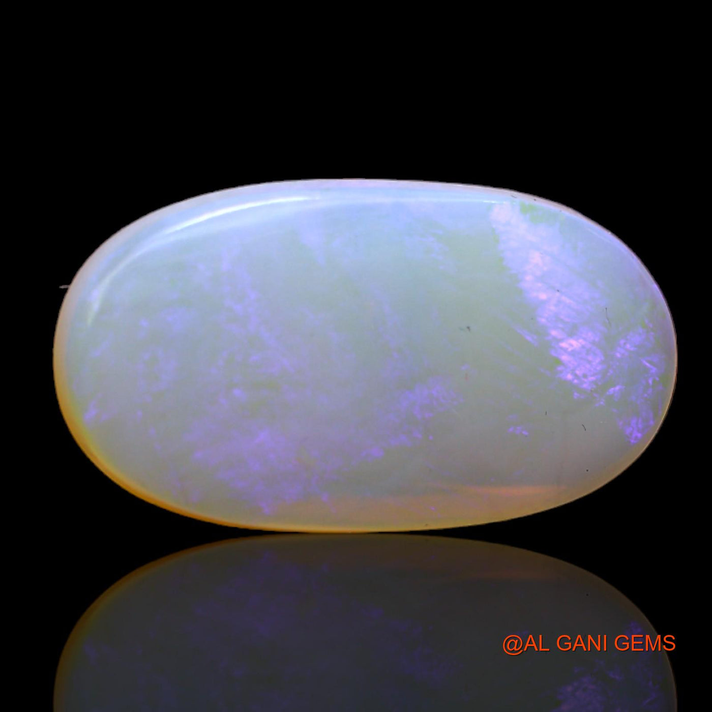 7.00 Cts Unheated Australian Fire Opal Loose Gemstone Oval Cabochon Natural 21x11x4 mm AC-18