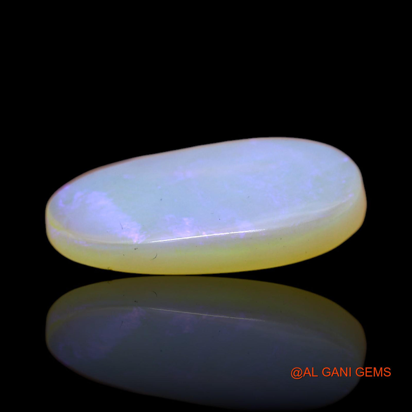 7.00 Cts Unheated Australian Fire Opal Loose Gemstone Oval Cabochon Natural 21x11x4 mm AC-18