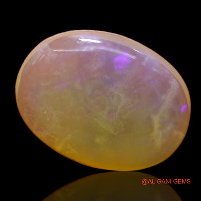 3.00 Cts Natural Australian Fire Opal Loose Gemstone Oval Cabochon 14x11x3 mm AC-190
